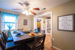 Vacation Rental In Lubbock - The Island - Dining Room