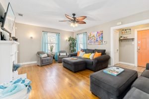Vacation Rental In Lubbock - The Island - Living Room