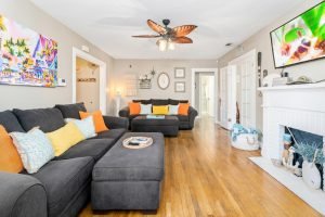 Vacation Rental In Lubbock - The Island - Living Room